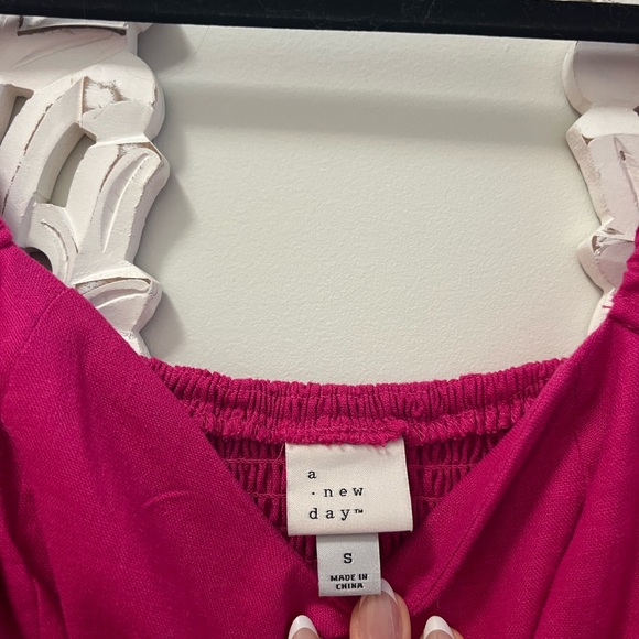 Target linen dress (pink, S) - Picture 4 of 4